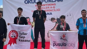 ALİAĞALI GENÇ SPORCU TÜRKİYE ORYANTİRİNG ŞAMPİYONU OLDU