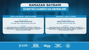 Ramazan Bayramı'nda Kabristana Ulaşım Ücretsiz