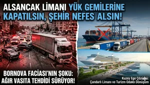 Alsancak Limanı Yük Gemilerine Kapatılsın, Şehir Nefes Alsın