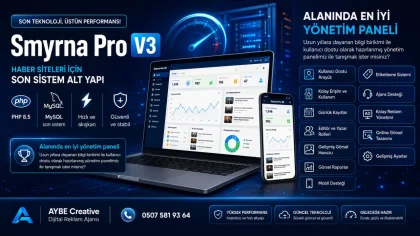 AYBE Creative’den Dijital Dönüşüm Hamlesi: Smyrna Pro V3 ile Yönetim Artık Daha Güçlü!